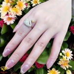 Nhẫn nữ vàng màu (mã NVM 2145)